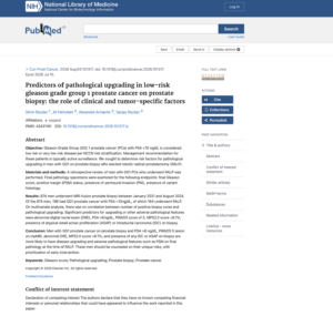 Rethinking Low-Risk Prostate Cancer: New Study Identifies Hidden Risks